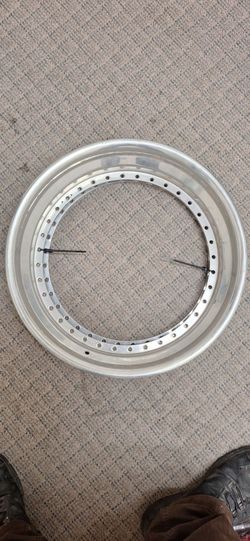 16" 34-Hole BBS RS Multi-Piece Wheel Outer Lips / Dishes (Pair)