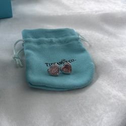 Tiffany Earrings Heart Shaped Sterling Silver 925 Earrings
