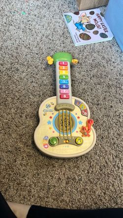 LeapFrog Strum and Count Wooden Guitar, Musical Toddler Toy