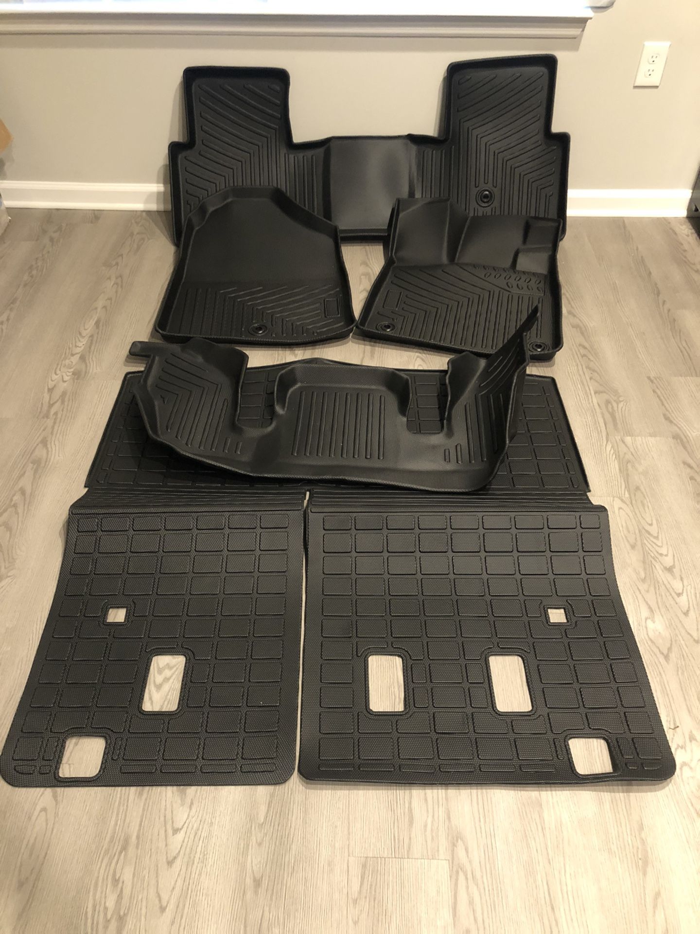 2023 2024 2025 Honda Pilot All Weather Floor Mats Set And Cargo Liner