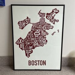 Boston Neighborhoods Framed