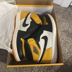 Brand New Jordan 1 Yellow Toe Size 14