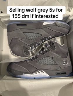 Jorden 5 wolf gray