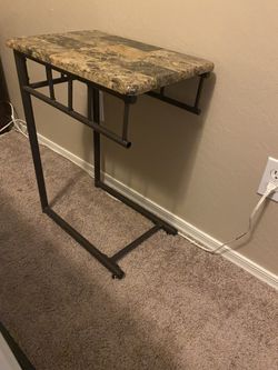 Granite End Table