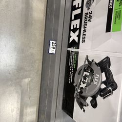 Flex 7 1/4 Top Handle 24v Circular Saw