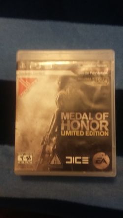 Medal of Honor ps3.