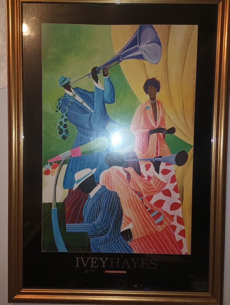 Ivey Hayes. The Piano Man Painting