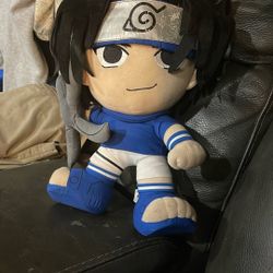 Uchiha Sasuke Naruto Banpresto 2012 Plush 6" Stuffed Tag Toy Doll Japan