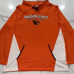 Oregon State Beavers Orange Pullover Hoodie Sweatshirt Mens XL New Captivating 