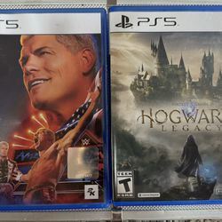 PS5 Games WWE 2k24 Hogwarts Legacy 2 For Less Than The Price Of One With Unclaimed Codes
