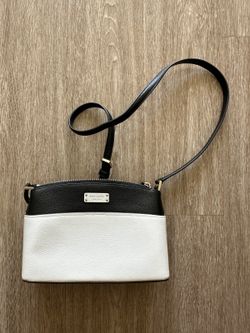 Kate Spade Black and White Crossbody Bag