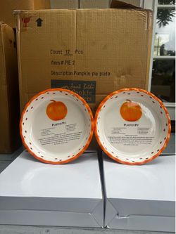 Pumpkin pie plate