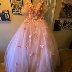 Light Pink Quinceañera Dress