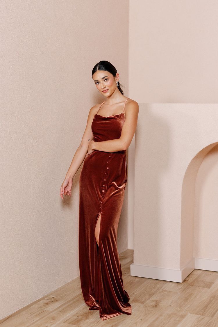 Revelry Terracota Bridesmaids Dress
