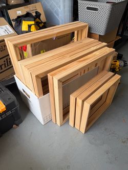Unfinished Wood Canvas Stretcher Bar Frames