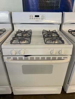 Hotpoint 30” Gas Range – White – $380