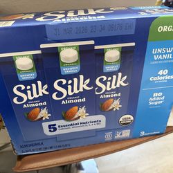 Silk almond milk