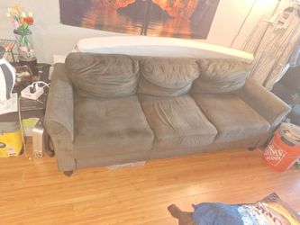 3-Seat Microfiber Sofa Couch