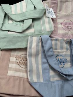 Trader Joe’s Striped Mini Tote (Set of 4)