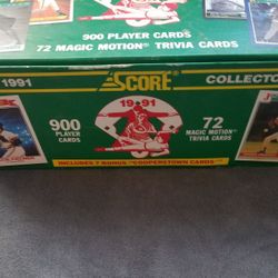 1991 Baseball cards Score Collector Set.