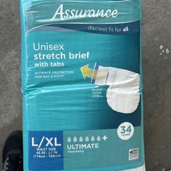 Adult Diapers Size LXL  $15 Each Pack 