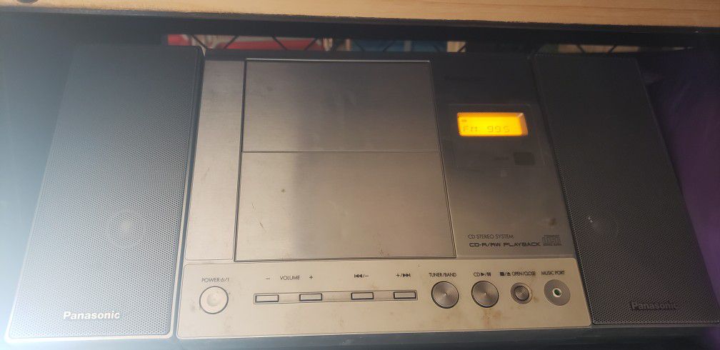 Panasonic SA-EN26 Micro Compact Audio System AM/FM Stereo Radio CD Player Tested