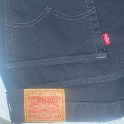 Levi Strauss Size W36  L30 Black Jeans 