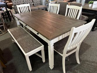 Storage dining table and chairs dining chairs fast Delivery Only $39 down payment 👉 Please ask Jon Green for a discount when you arrive!