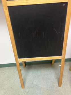 IKEA Easel Magnetic Whiteboard And Blackboard 
