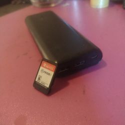 Anker Powercore 21,000 mah Power Bank Used For Nintendo Switch W/ EA Sports FIFA20 video game Cartridge Works Fine $25 For Both