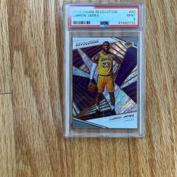 LeBron James  2018 Panini Revolution PSA 9