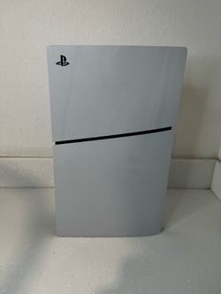 White PS5 Slim Console with Controller Included