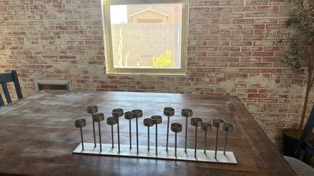 Metal Tealight Candle Holder Centerpiece