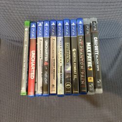 Playstation and xbox video games 