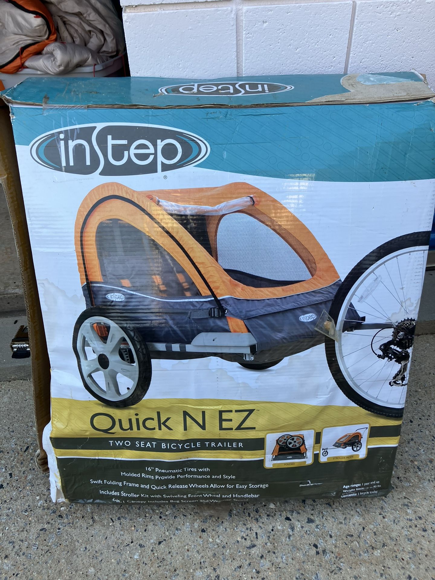Kid Bike Trailer, Brand New