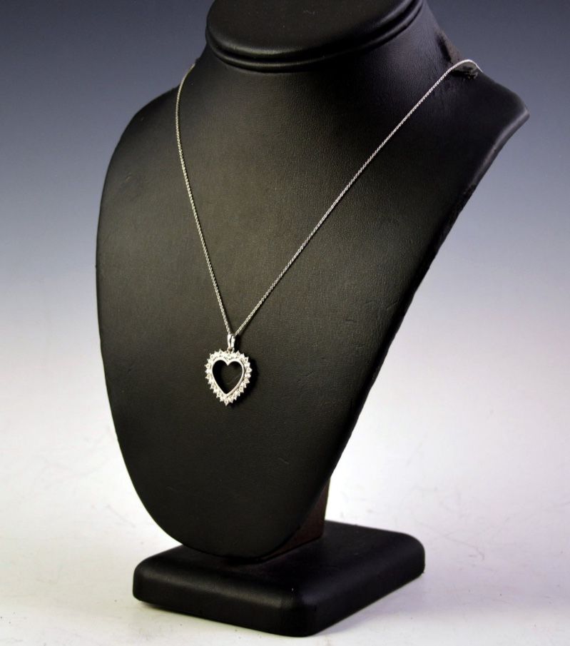 Macy & Co. Heart Shaped Pendant Necklace