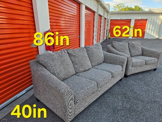 FREE DELIVERY Couch Sofa Loveseat 2 Piece Living Room Set