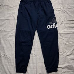 Adidas dark blue sweat pants / joggers (size L) New
