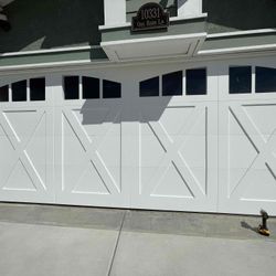 Steel And Wood Custom Overlay Garage Door