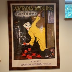 Framed Vintage Jumbo Poster, Reproduction