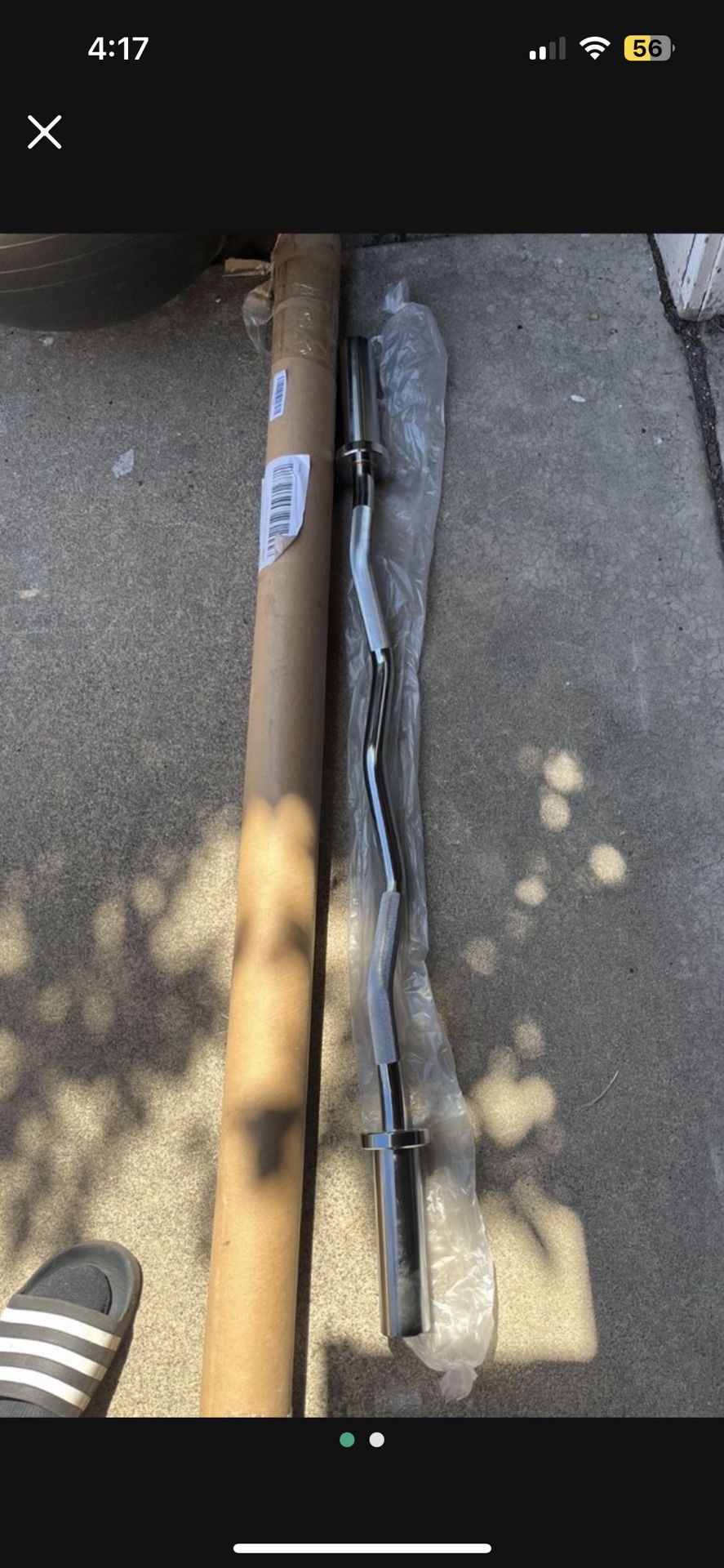 NEW Olympic Curl Barbell For Weights (read Description)