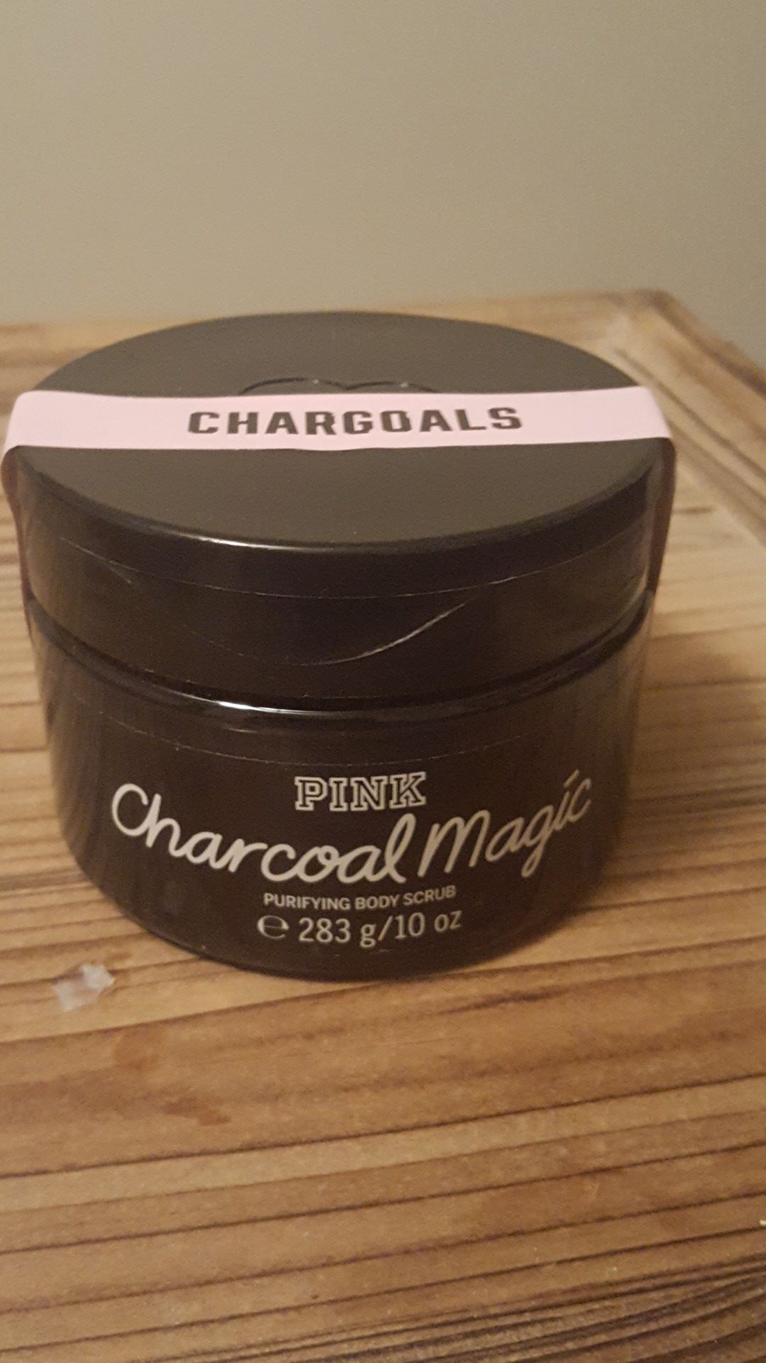 PINK Charcoal Magic body scrub