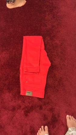 Orange jeans