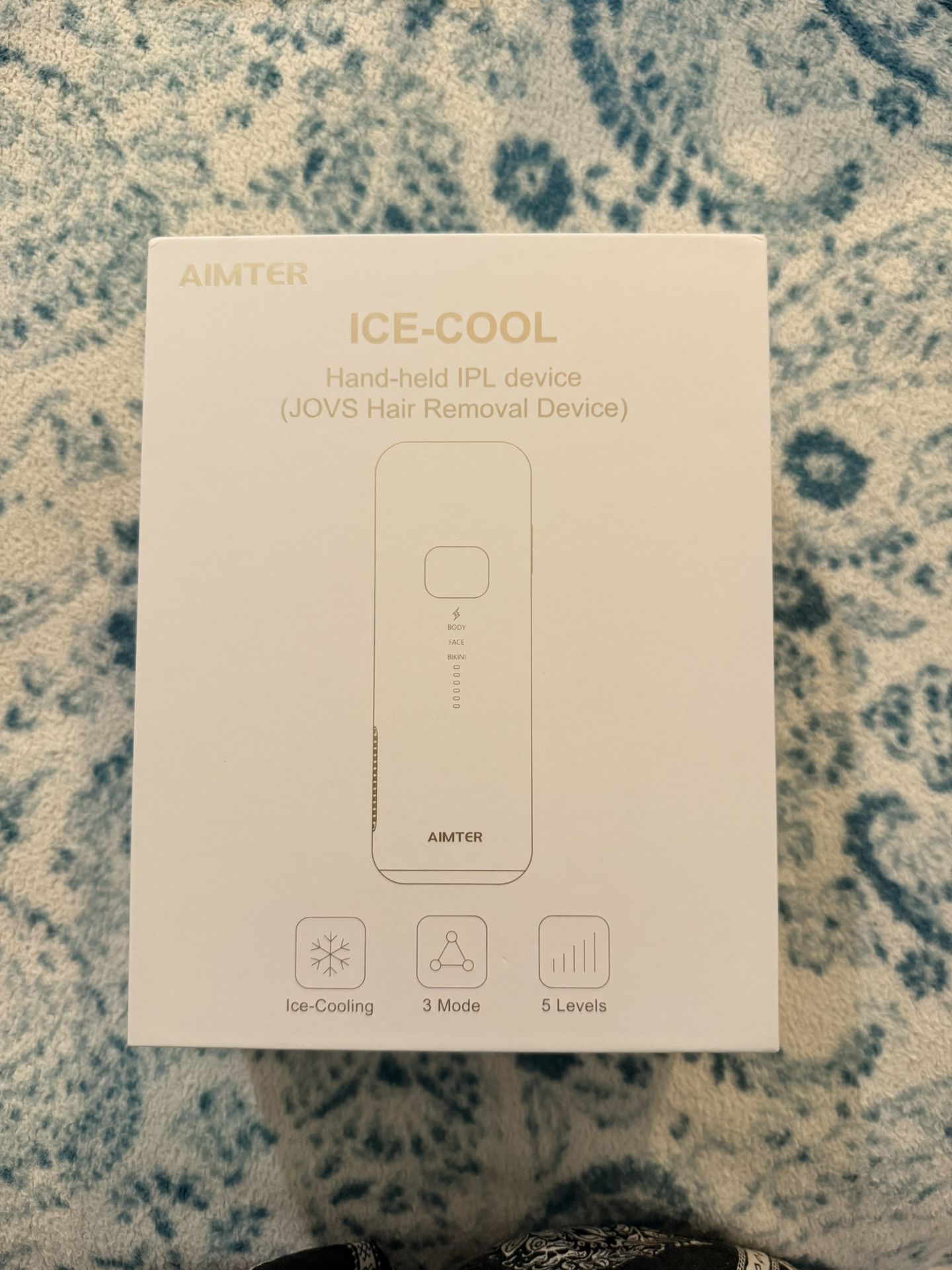 Depilación láser, depilación IPL para mujeres y hombres con función de enfriamiento de hielo de zafiro de 5 C, dispositivo de depilación en casa para