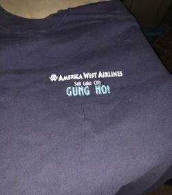 America West Airlines sweater