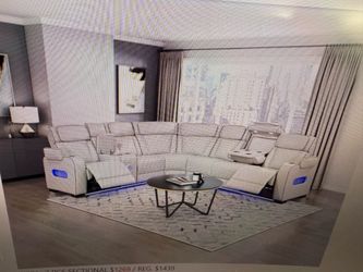 Power Reclining Sectional On Sale