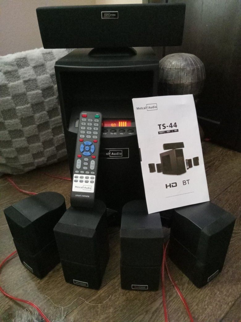 Metcalf Audio TS-44 Surround Sound Home Theater System