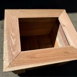 Cedar planter boxes, custom sizes and designs available!