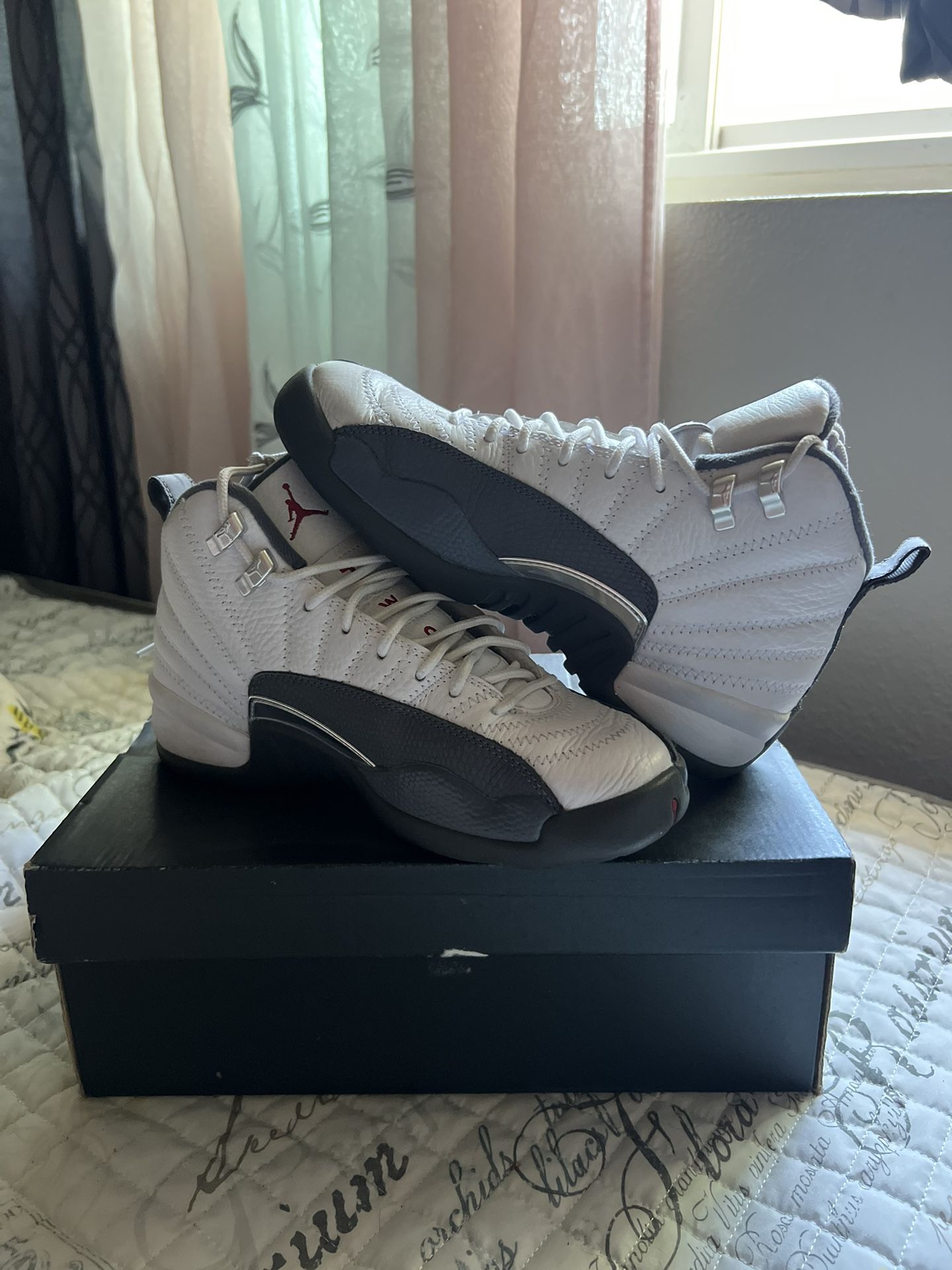 Jordan 12 Retro White Dark Grey