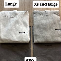 Brand New Essential Hoodies Xs And Large
